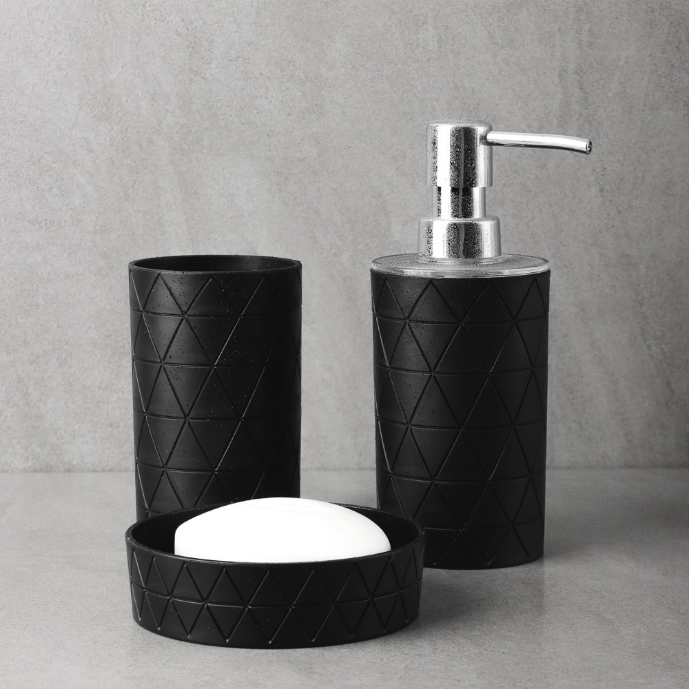 VETTA Набор для ванной "Прикосновение", 3 предмета, пластик, 2 дизайна, арт.№ 463-981