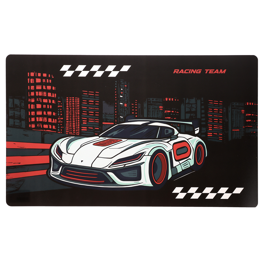 Настольное покрытие для лепки, 50х30см, "Рэйсинг Тим", пластик, арт.№ 524-282