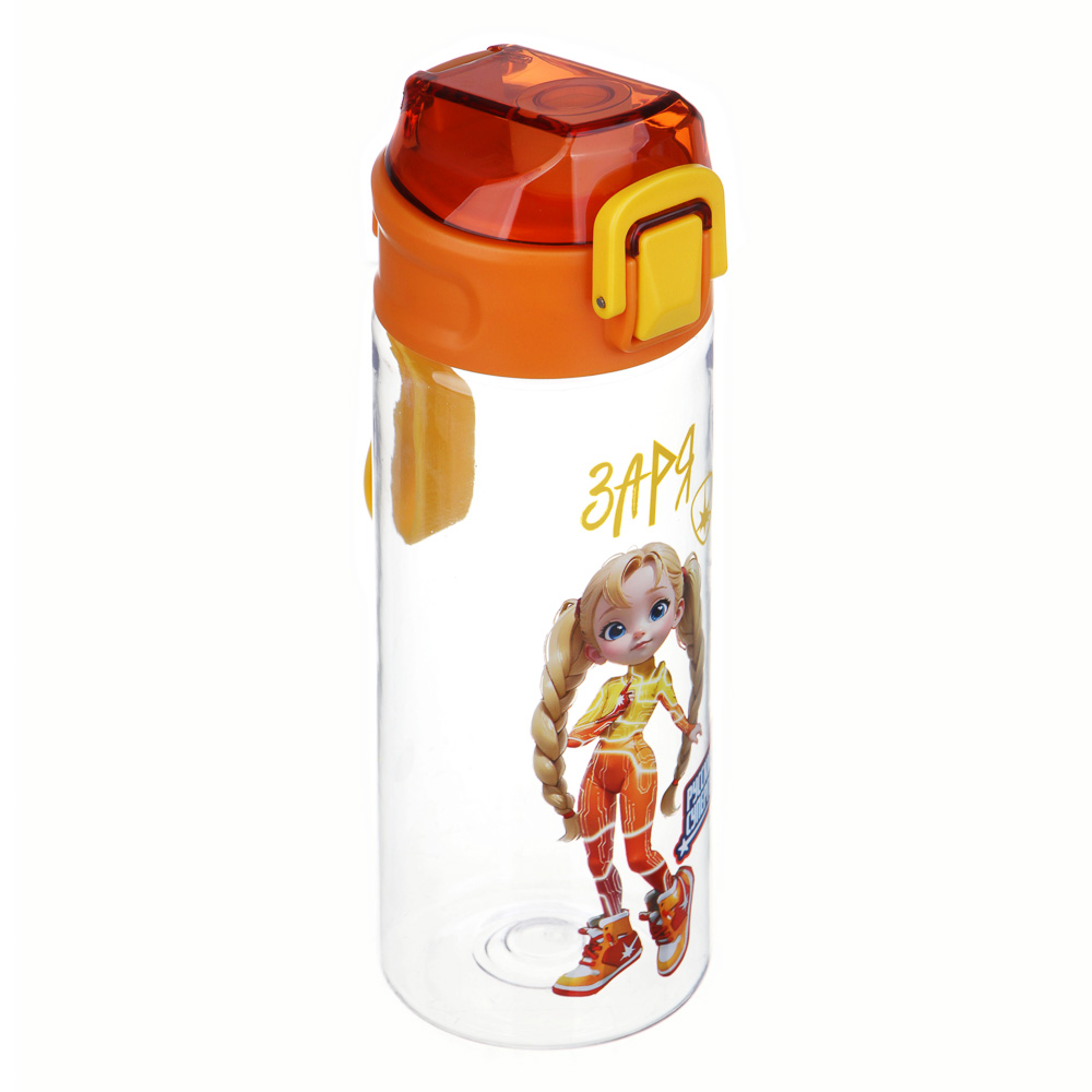 BY Русские Супергерои Бутылка спортивная, 7.3x21.3см, 600мл,"Заря", PC, PP, арт.№ 088-013