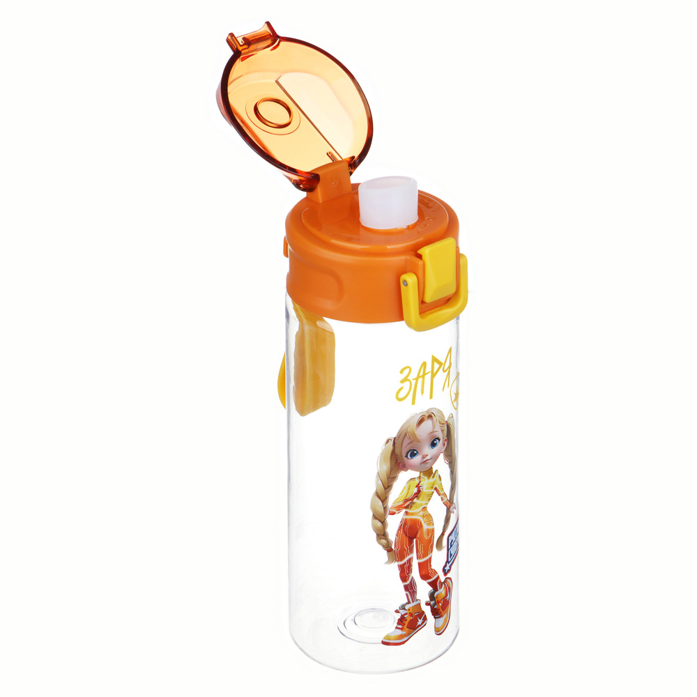 BY Русские Супергерои Бутылка спортивная, 7.3x21.3см, 600мл,"Заря", PC, PP, арт.№ 088-013