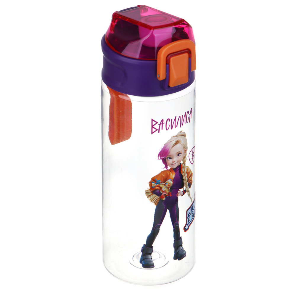 BY Русские Супергерои Бутылка спортивная, 7.3x21.3см, 600мл,"Василиса", PC, PP, арт.№ 088-014