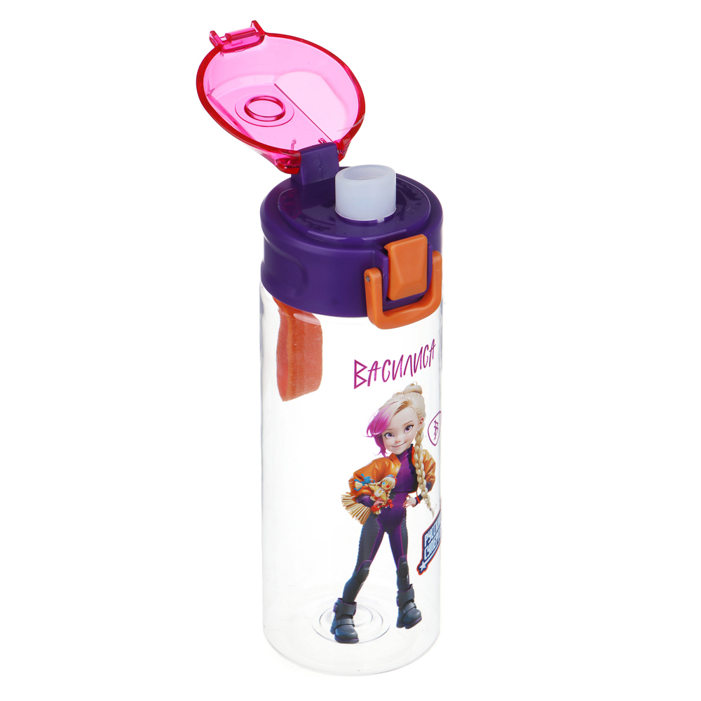 BY Русские Супергерои Бутылка спортивная, 7.3x21.3см, 600мл,"Василиса", PC, PP, арт.№ 088-014