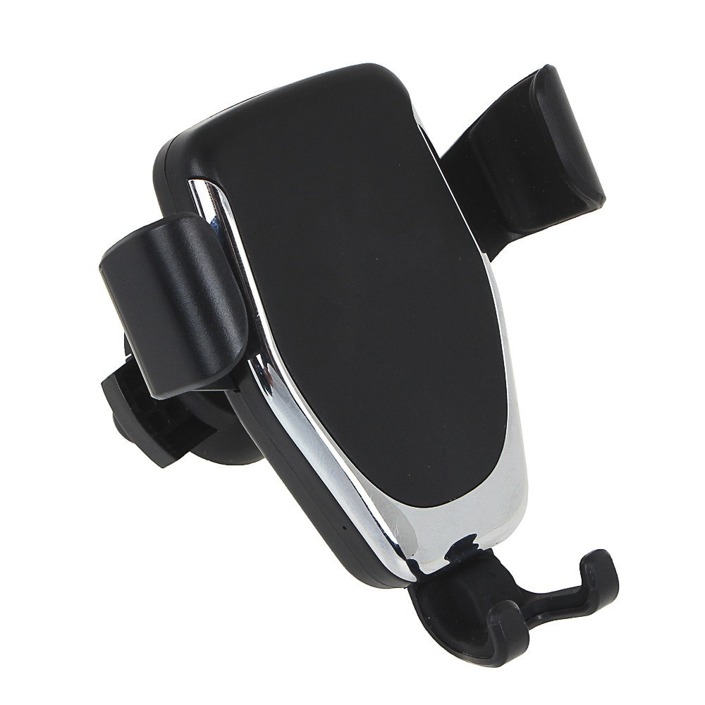 NG Держатель телефона на дефлектор с беспроводной зарядкой, 10W, 2А, пластик, арт.№ 733-036