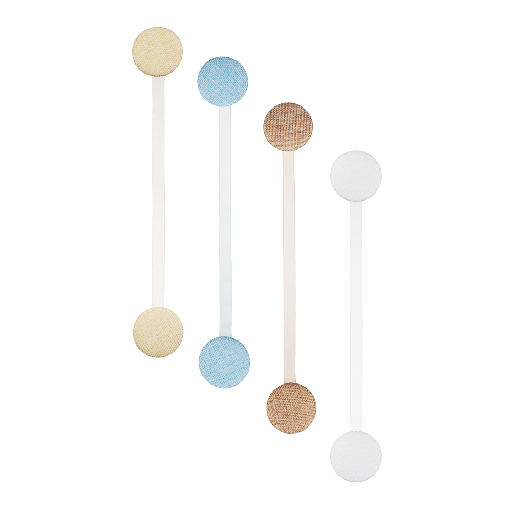 PROVANCE Подхват для штор магнитный 2-сторонний, "Плетение", 32см, 4 цвета, арт.№ 491-441