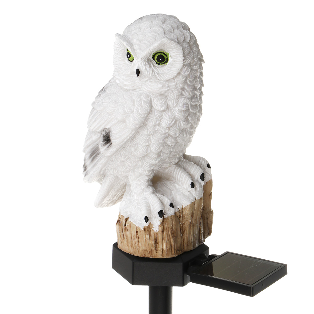 Светильник сад.на солн.бат.тм INBLOOM Сова, 7х8.5х44см,1LED,шамп.,AAA200/600mAh Ni-MH,1реж., полист., арт.№ 475-351