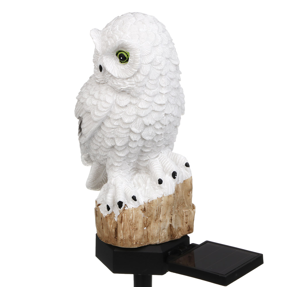 Светильник сад.на солн.бат.тм INBLOOM Сова, 7х8.5х44см,1LED,шамп.,AAA200/600mAh Ni-MH,1реж., полист., арт.№ 475-351