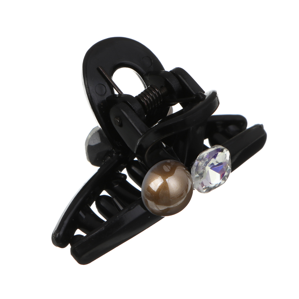 Краб для волос, тм ЮНИLOOK, 4,5см, пластик, 3 дизайна, #12, арт.№ 321-408