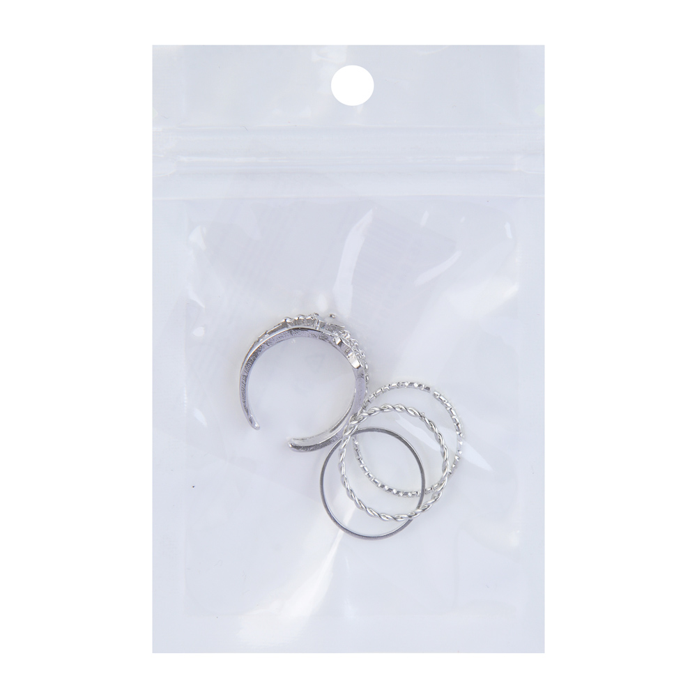 Набор из 4х колец, бижутерия, сплав, БЖ-5, арт.№ 023-008