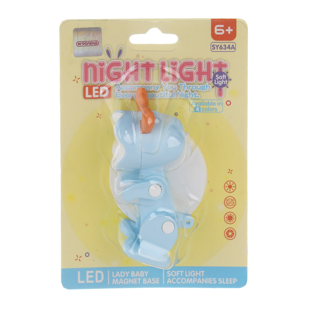 ИГРОЛЕНД Фонарик-мини "Питомец" 6,3x3,25x6,25 см, пластик, 3xLR41, 2 вида, арт.№ 278-141
