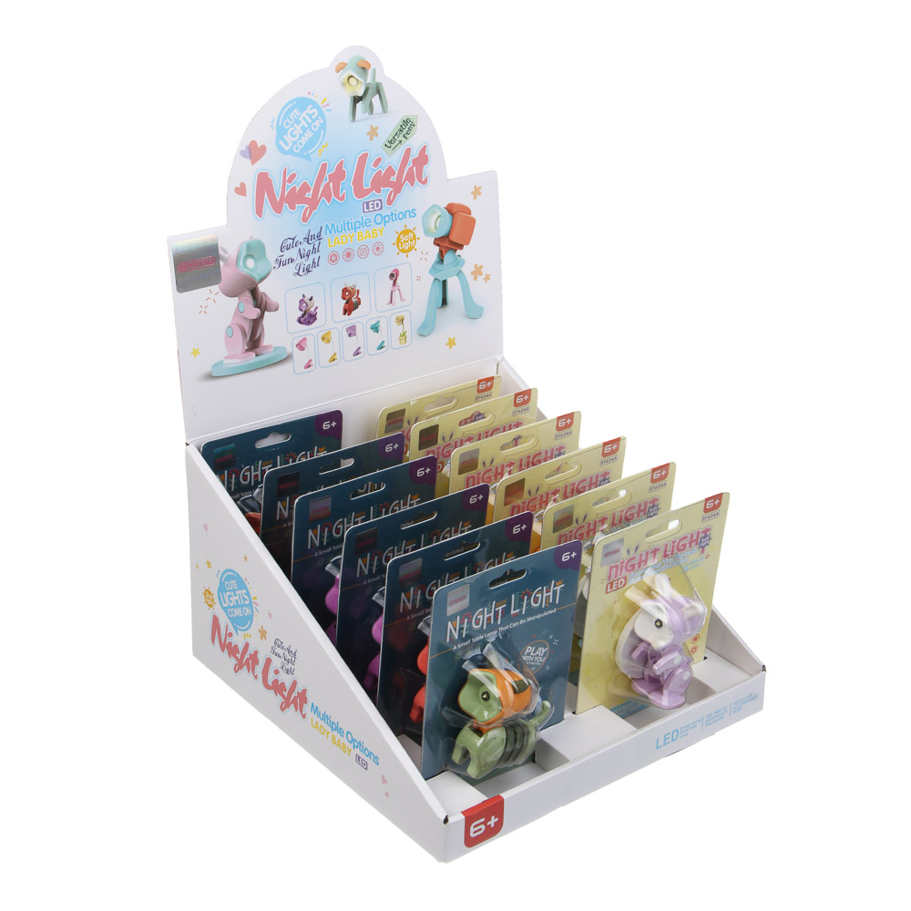 ИГРОЛЕНД Фонарик-мини "Питомец" 6,3x3,25x6,25 см, пластик, 3xLR41, 2 вида, арт.№ 278-141