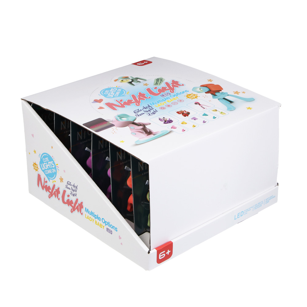 ИГРОЛЕНД Фонарик-мини "Питомец" 6,3x3,25x6,25 см, пластик, 3xLR41, 2 вида, арт.№ 278-141
