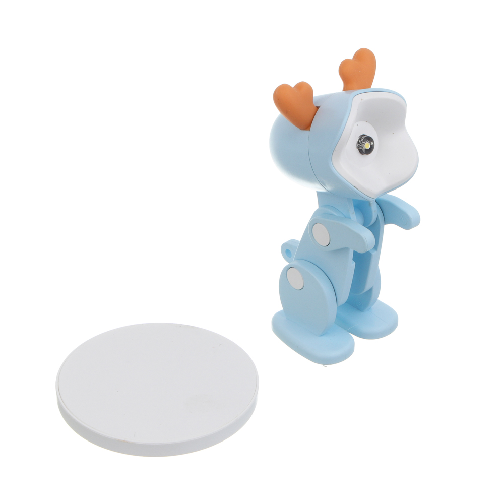 ИГРОЛЕНД Фонарик-мини "Питомец" 6,3x3,25x6,25 см, пластик, 3xLR41, 2 вида, арт.№ 278-141
