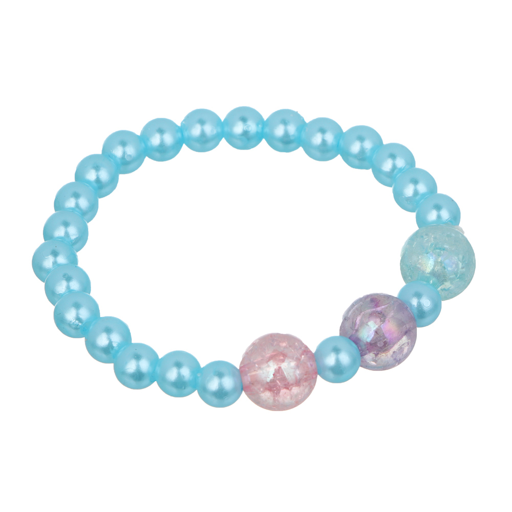 ИГРОЛЕНД Набор бижутерии в шкатулке "Карета" 4 пред., 9,5х3х12 см, пластик, металл, текстиль, арт.№ 294-238