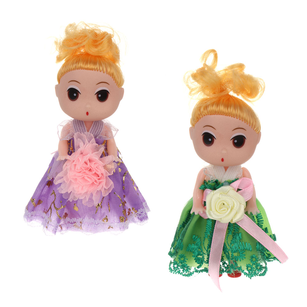 ИГРОЛЕНД Кукла 10 см с акс. в сундучке, 8 пр., PP, ABS 11,5х10х7,8 см, арт.№ 267-885