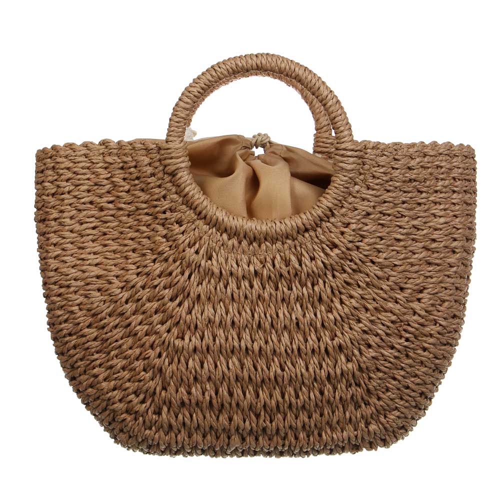 Сумка пляжная плетенная тм ЮL, 40x42см, папирус, арт.№ 328-316