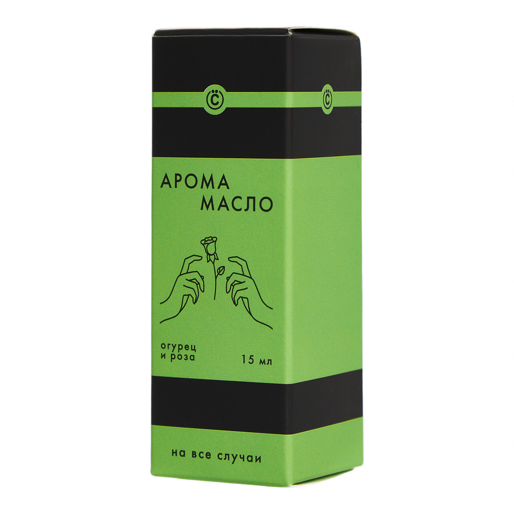 ВСЁГАЗИН Парфюмерная отдушка 15 мл, с дозатором "Огурец и роза", арт.№ 499-046