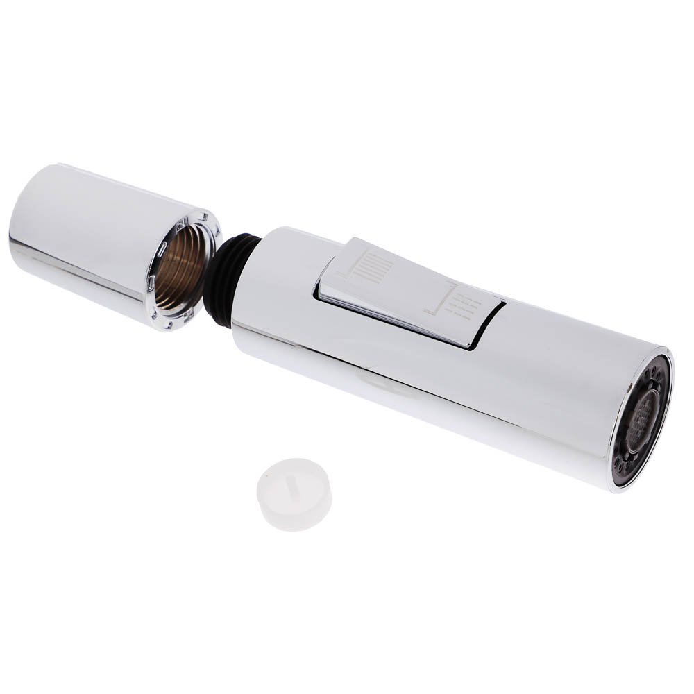 Аэратор для вытяжного смесителя и гибких изливов, 2 режима, пластик, хром, арт.№ 565-156