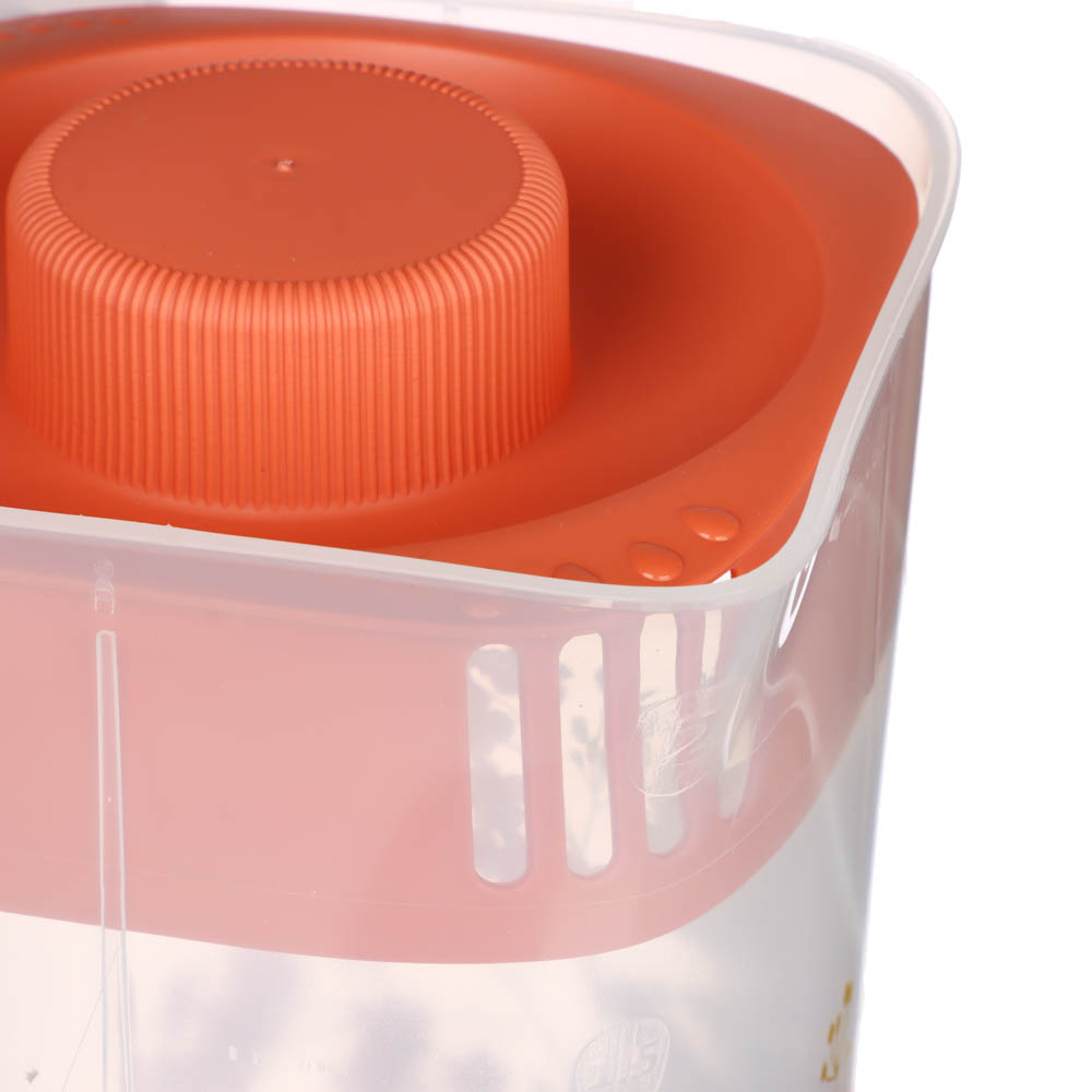 Кувшин с крышкой 2л, Цветы, пластик, арт.№ 861-426