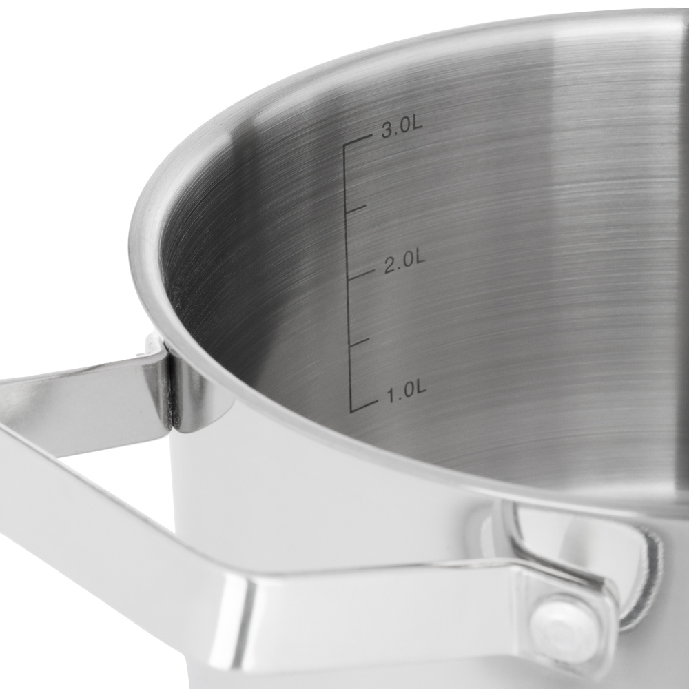 SATOSHI Шато Кастрюля 20х11,5см. 3,4л. со стекл. крышкой, индукция, арт.№ 822-267