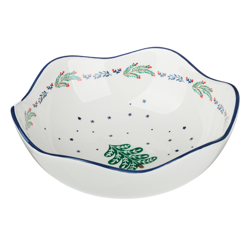 MILLIMI Нордик Салатник, 21,5х7,5см, керамика, арт.№ 820-691