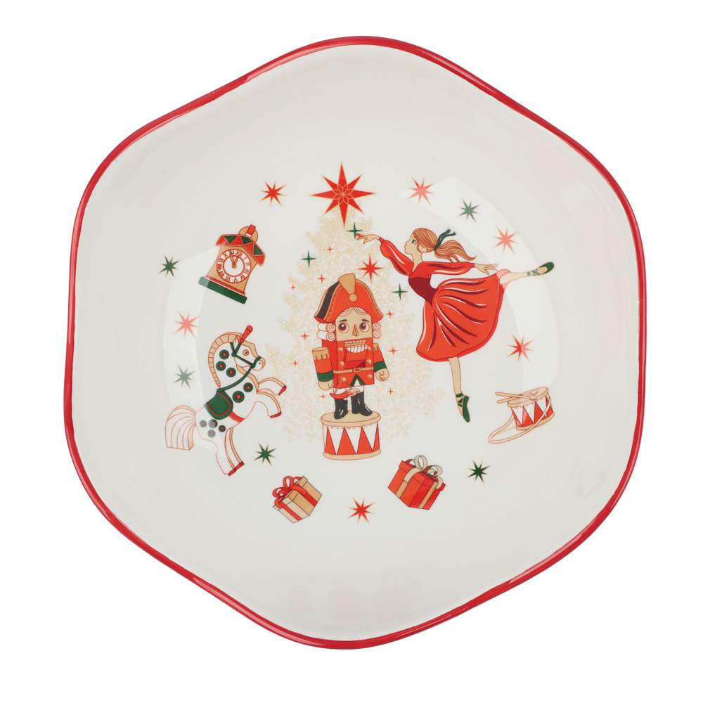 MILLIMI Щелкунчик Салатник, 21,5х7,5см, керамика, арт.№ 820-692