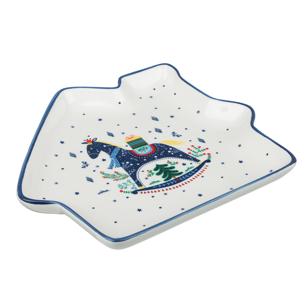 MILLIMI Нордик Блюдо в форме домика, 20х18х3см, керамика, арт.№ 820-693