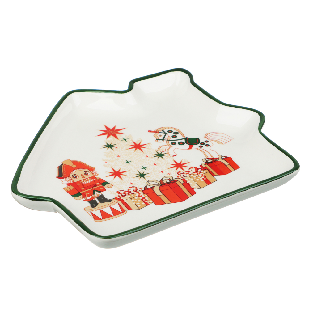 MILLIMI Щелкунчик Блюдо в форме домика, 20х18х3см, керамика, арт.№ 820-703