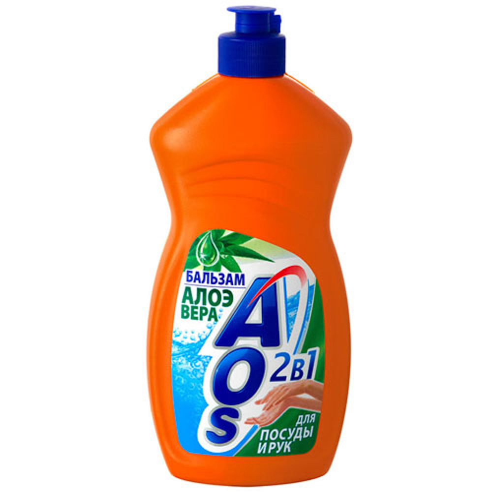 Средство для мытья посуды AOS Лимон/Бальзам/Бальзам алоэ-вера,п/б 450гр,арт 1118-3, арт.№ 992-035