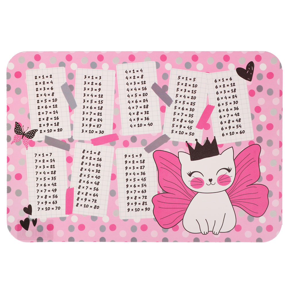 Котик с Крыльями Покрытие для лепки настольное, 33х23см, пластик, арт.№ 239-006