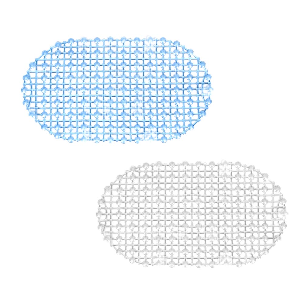 Коврик противоскользящий тм VETTA Симпл, ПВХ, 63x34 см, прозрачный, арт.№ 403-045