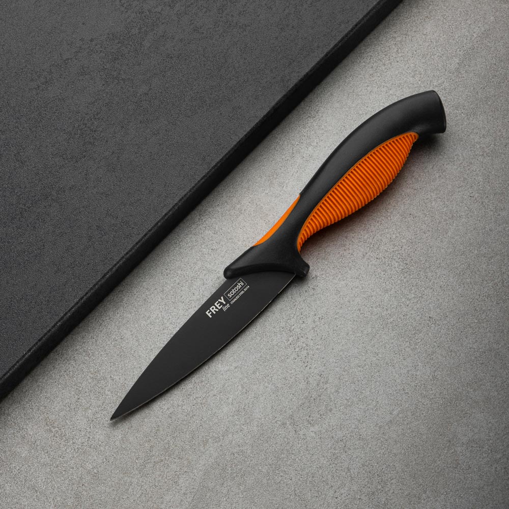 SATOSHI Фрей Нож кухонный овощной 10,5см, нерж.сталь с антиналипающим покрытием, арт.№ 803-289