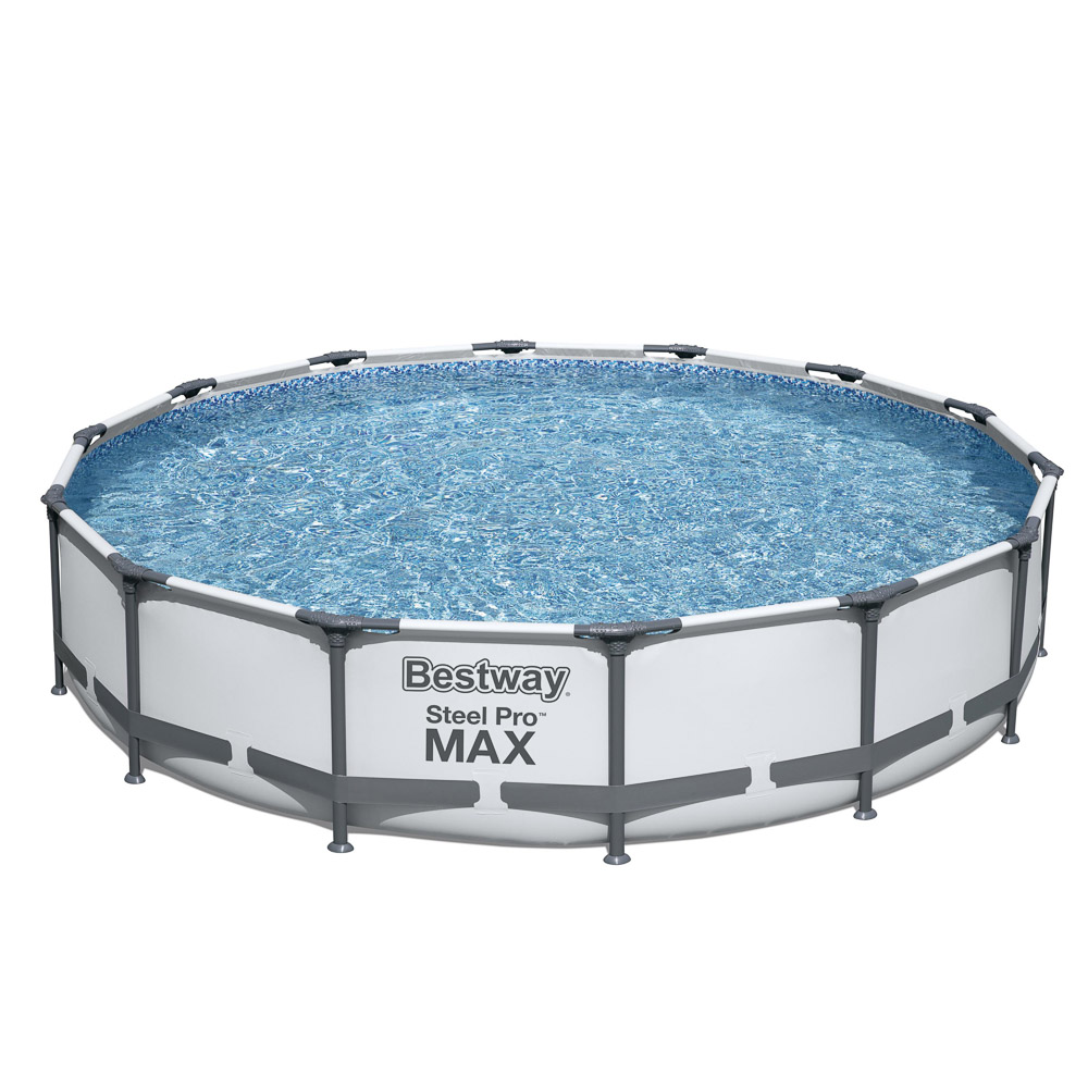 BESTWAY Круглый бассейн, ПВХ, 427х84см, 10220л, с фильтр-насосом, 56595, арт.№ 107-207