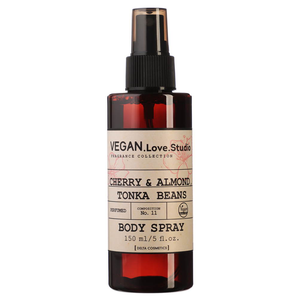Парфюмированный спрей для тела VEGAN.Love.Studio Cherry, Almond, Tonka Bean, 150 мл, арт.№ 313-320