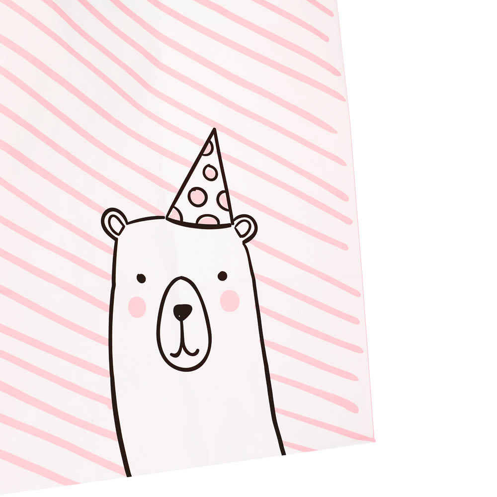 Пакет подарочный с кручеными ручками L 24x10,5x32 см, "Мишка", арт.№ 507-518