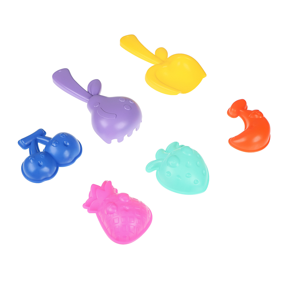 Набор для игры в песке, ИГРОЛЕНД, 6 предметов, пластик, для детей 3+, арт.№ 430-131