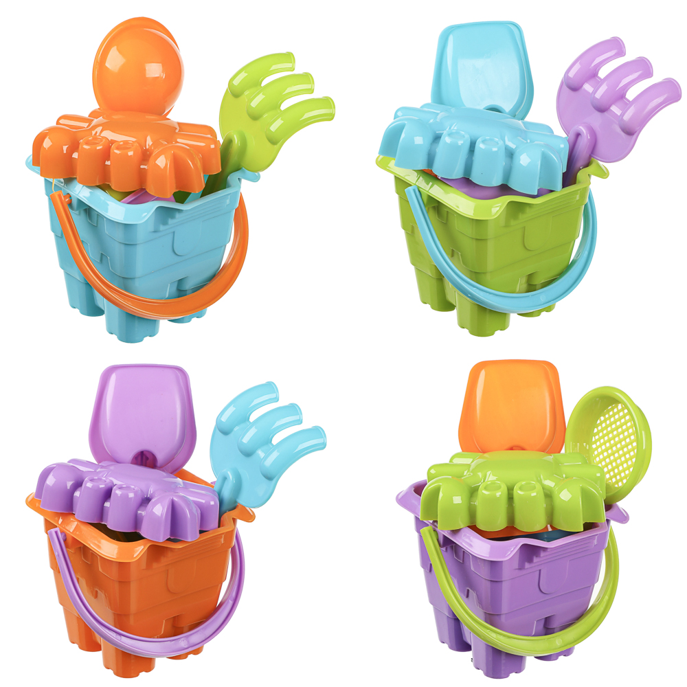 Набор для игры в песке, 6 предметов, ИГРОЛЕНД, для детей 3+, арт.№ 430-133