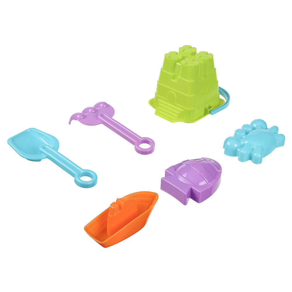 Набор для игры в песке, 6 предметов, ИГРОЛЕНД, для детей 3+, арт.№ 430-133