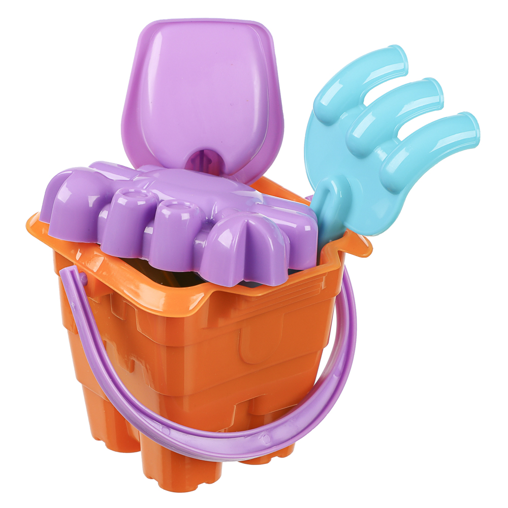 Набор для игры в песке, 6 предметов, ИГРОЛЕНД, для детей 3+, арт.№ 430-133