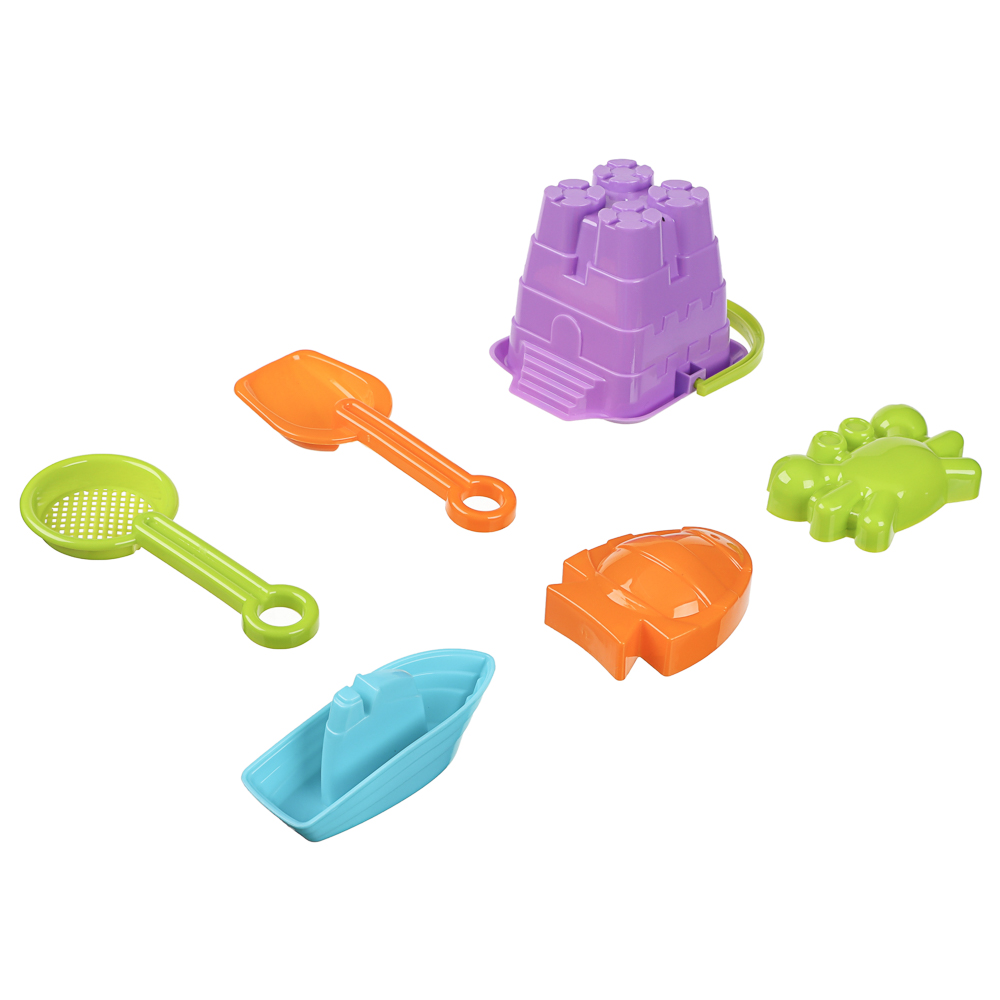 Набор для игры в песке, 6 предметов, ИГРОЛЕНД, для детей 3+, арт.№ 430-133