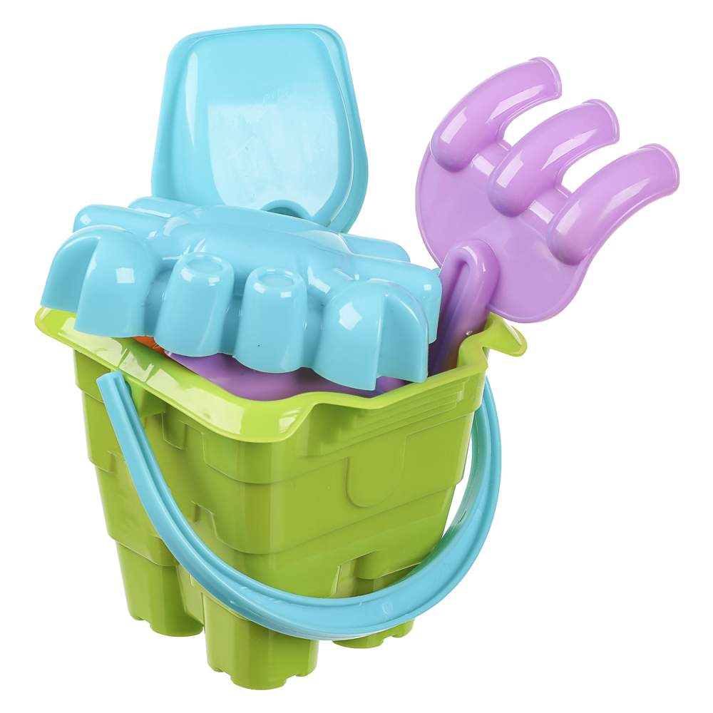 Набор для игры в песке, 6 предметов, ИГРОЛЕНД, для детей 3+, арт.№ 430-133