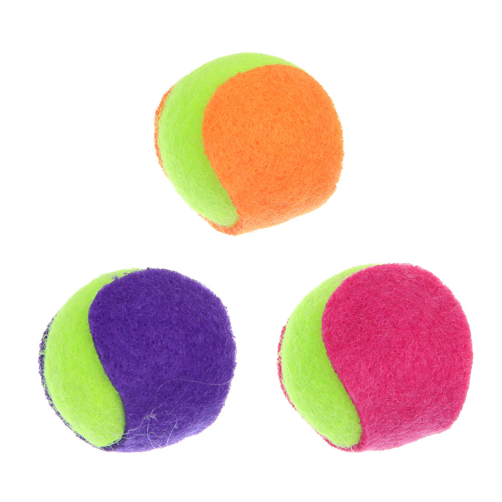 VETTA Набор игрушек для кошки, плюш, полипропилен, 4 см, 3 шт, арт.№ 273-481