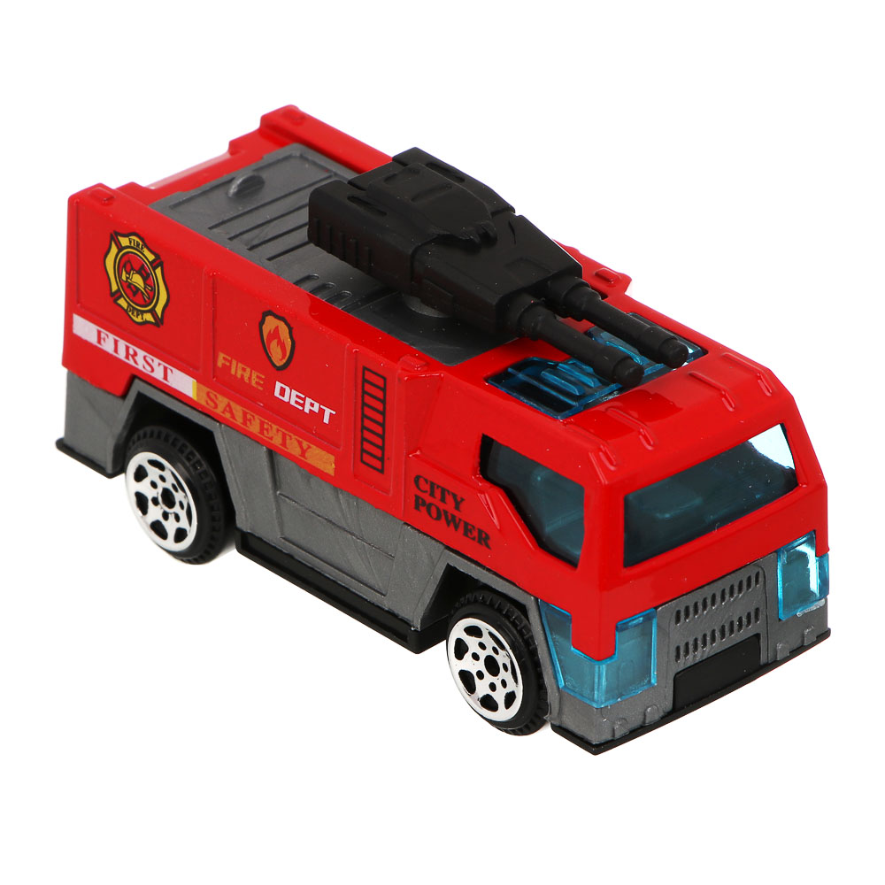 ИГРОЛЕНД Набор из 3-х машин "Пожарная служба", металл, 9,2х4,5х21,7 см, 4 дизайна, арт.№ 292-421