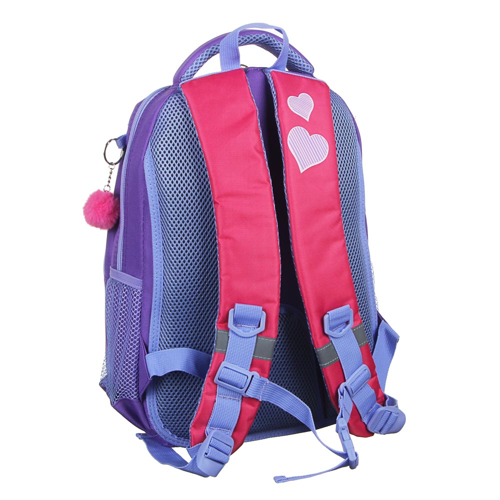 Свит Китти Рюкзак детский, 40х27х20см, 3 отд, 2 карм, спинка с эргон.элементами, уплотн.лямки, ПЭ, арт.№ 254-409