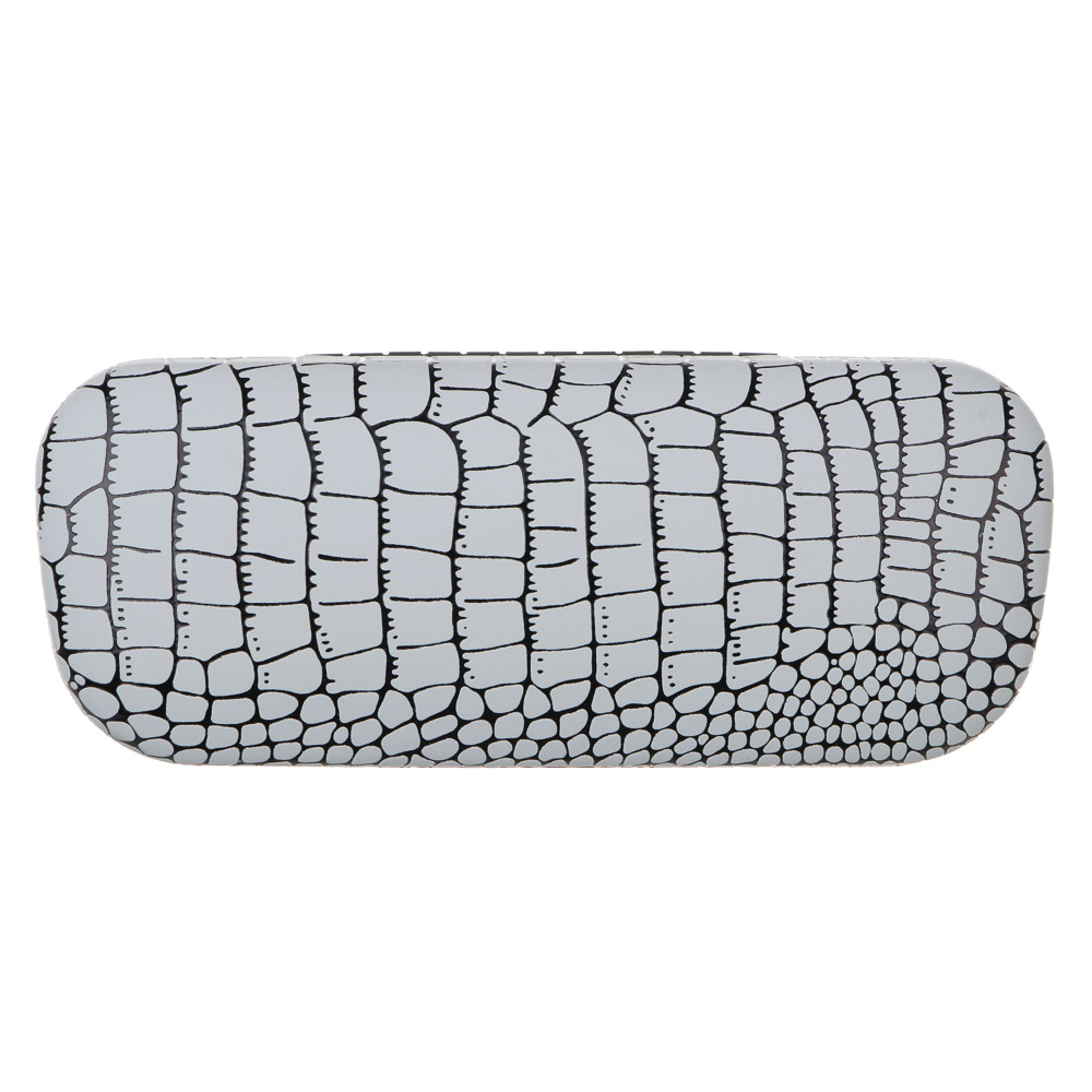 ЮL Футляр для очков формованный с фактурой рептилия, ПУ, 16х6,3см, 4 цвета, арт.№ 339-105