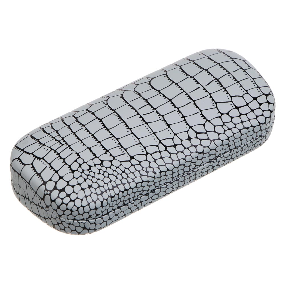 ЮL Футляр для очков формованный с фактурой рептилия, ПУ, 16х6,3см, 4 цвета, арт.№ 339-105