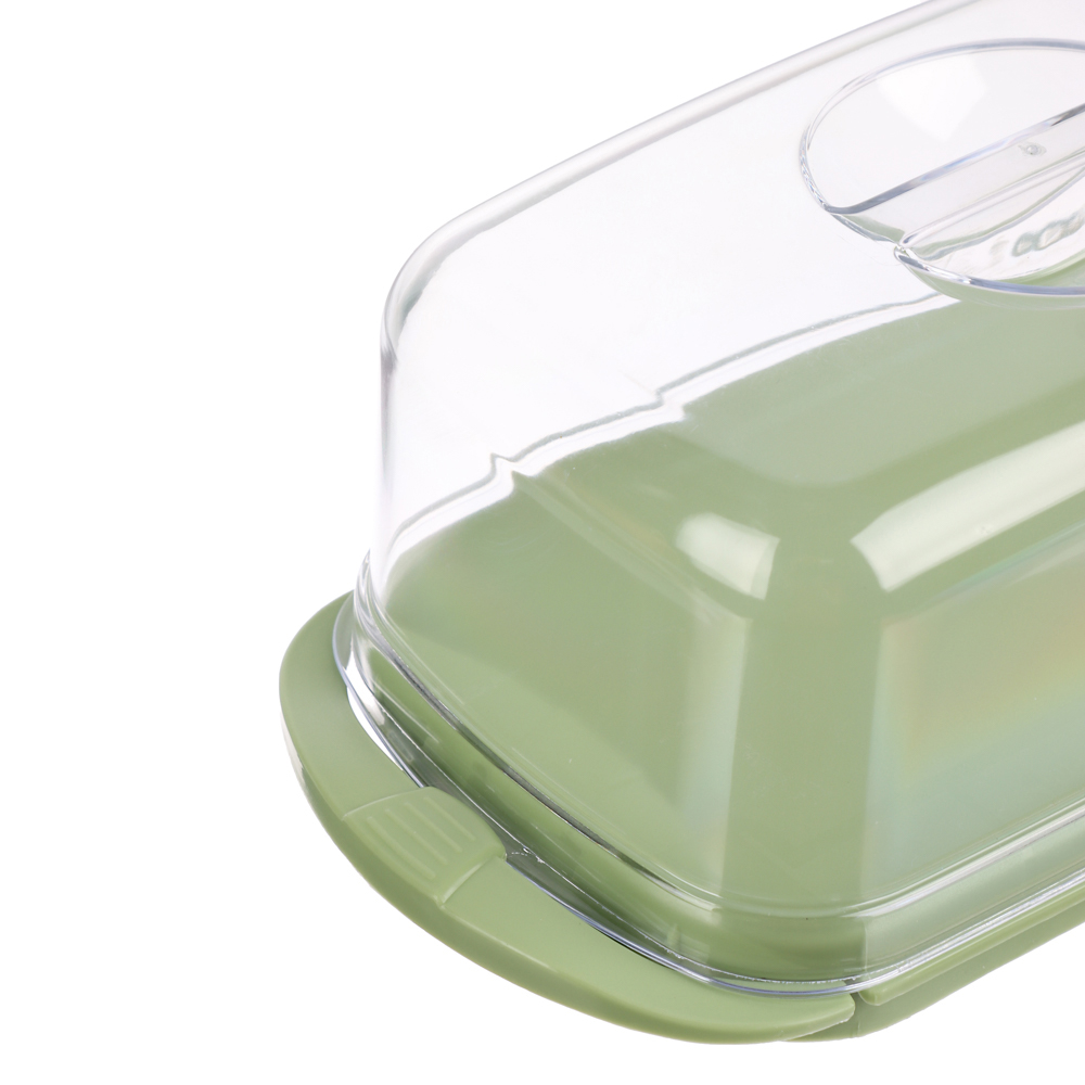 Масленка, пластик, 18х9,5х6,5см, 3 цвета, арт.№ 861-252