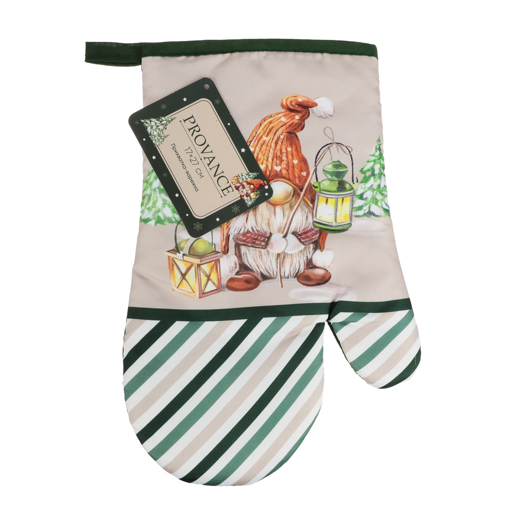 PROVANCE Фелиз Прихватка-варежка, 100% полиэстер, 17х27см, натуральный, арт.№ 492-236