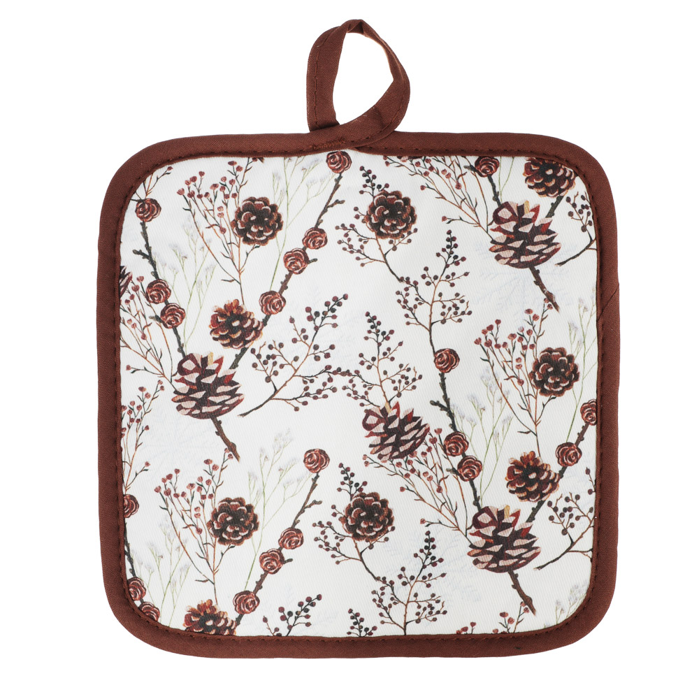 PROVANCE Фелиз Прихватка, 100% хлопок, 18х18см, шишки, арт.№ 492-238