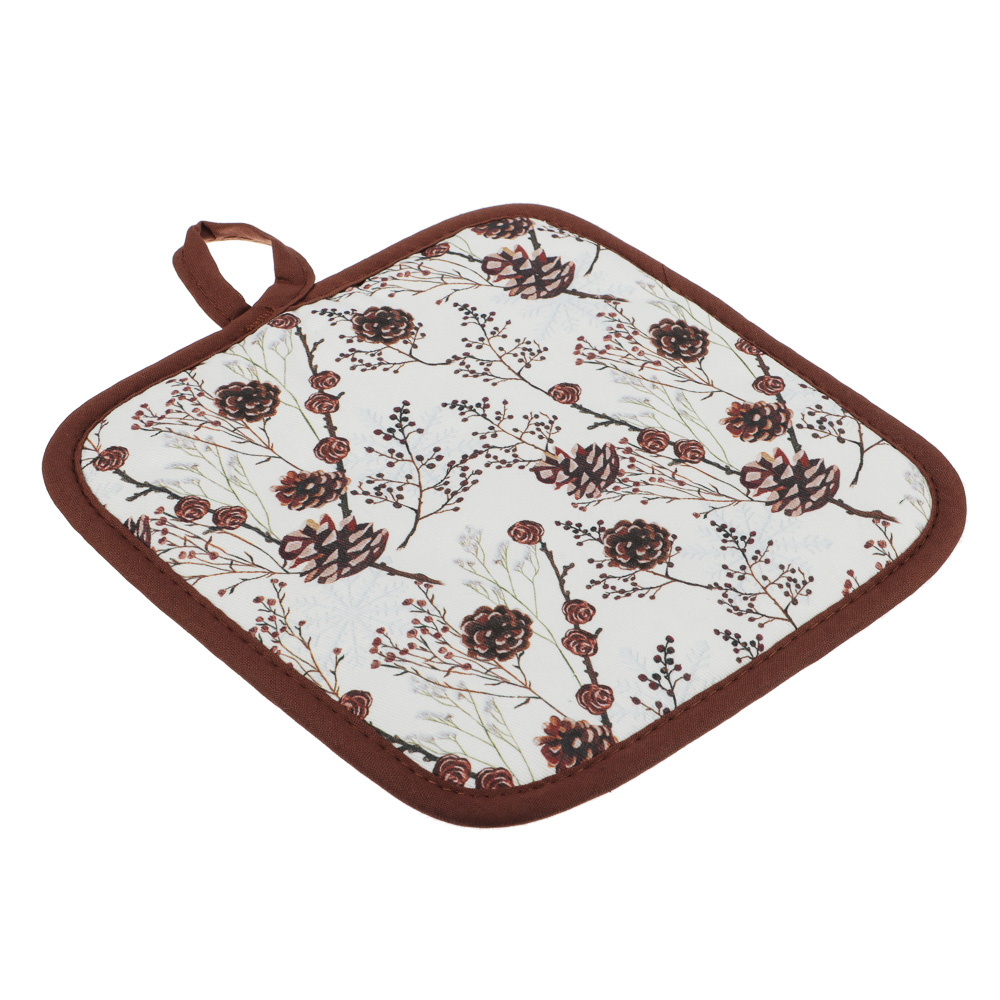 PROVANCE Фелиз Прихватка, 100% хлопок, 18х18см, шишки, арт.№ 492-238