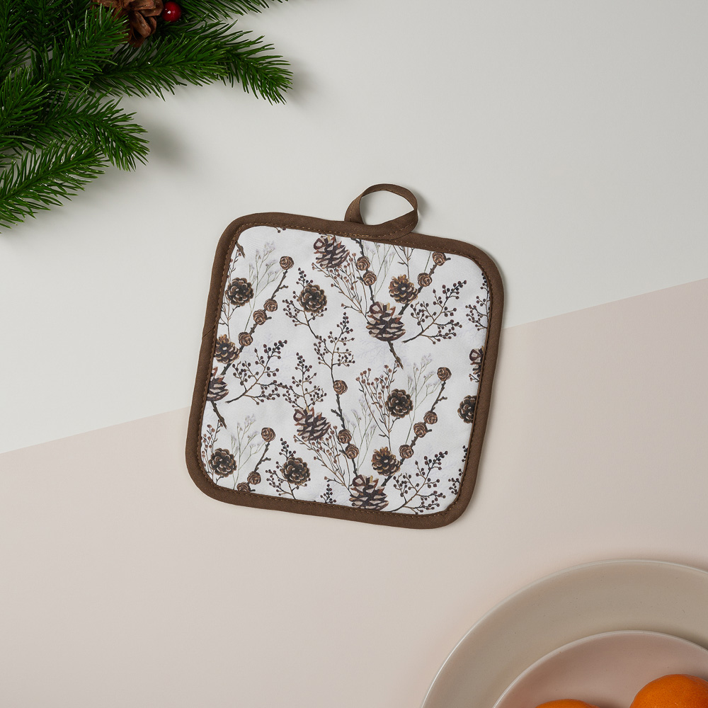 PROVANCE Фелиз Прихватка, 100% хлопок, 18х18см, шишки, арт.№ 492-238